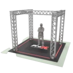 ProX heavy duty truss tradeshow booth frame with H-shaped center support design and 2mm aluminum construction