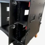 ProX XZF-AVPRO mobile AV broadcasting studio workstation case hardware detail and construction