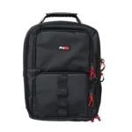 ProX ZeroG lightweight DJ laptop travel backpack with padded straps and front pocket detail