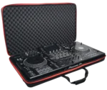ProX ZeroG Ultra Lightweight hard shell DJ controller shoulder strap bag side profile showing durability and construction