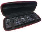 ProX ZeroG hard shell case protecting Numark DJ2GO2 controller in professional DJ setup application