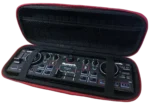 ProX ZeroG hard shell DJ controller case showing protective padding and interior compartment detail