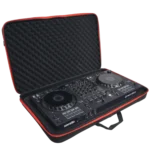 ProX ZeroG Ultra Lightweight hard shell DJ controller shoulder strap bag close-up detail showing protective padding