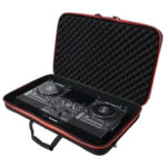 ProX ZeroG Ultra Lightweight hard shell DJ controller bag shoulder strap padding and attachment hardware close-up