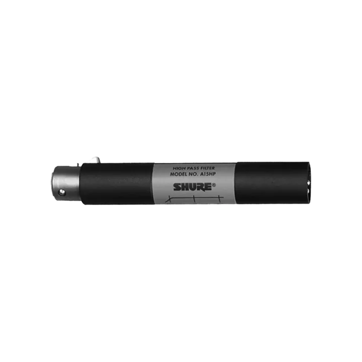 Shure A15HP in-line high pass filter with XLR connectors and frequency control knob