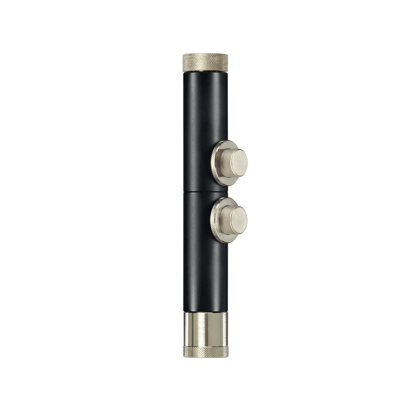 Shure A27M Stereo Microphone Adapter Front View Shure A27M stereo microphone adapter with dual XLR connectors and adjustment controls