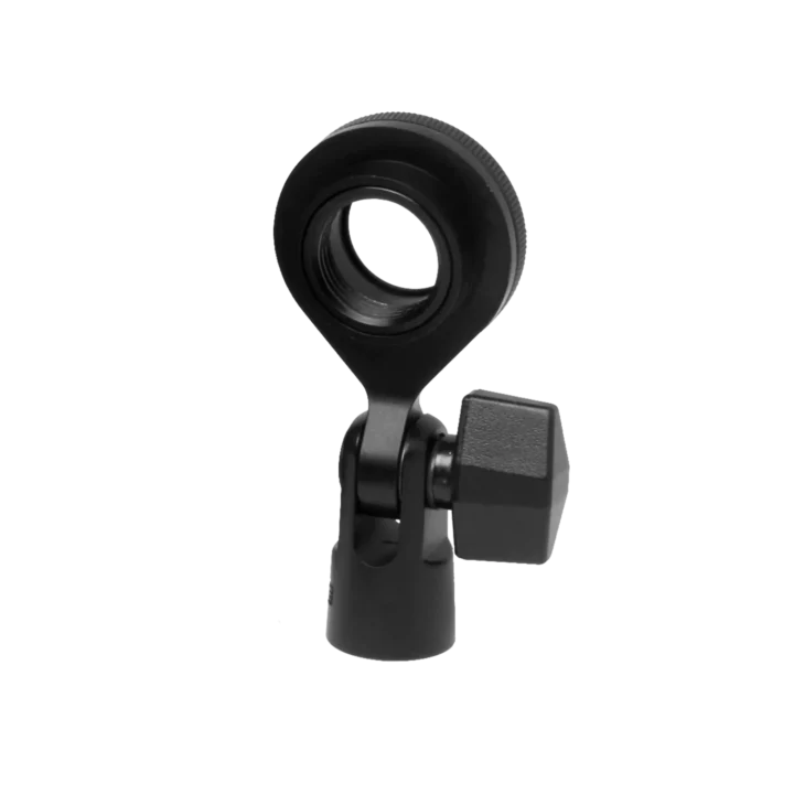 Shure A300M ShureLock stand mount adapter with microphone attachment mechanism and locking collar