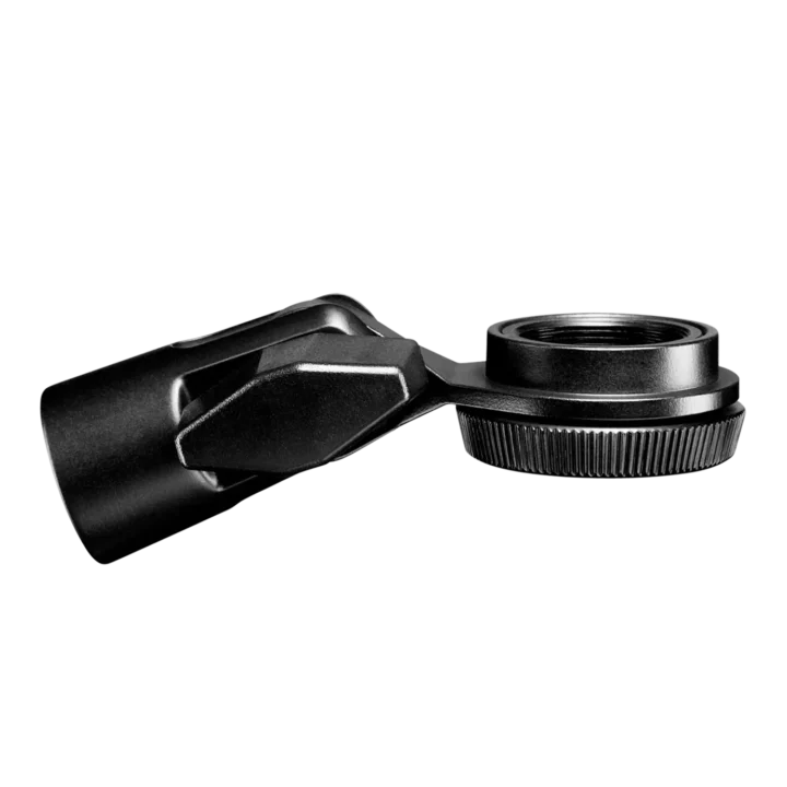 Shure A32M swivel mount with adjustable ball joint and stand adapter, front view