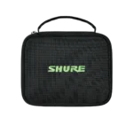 Shure A4CC SM4 premium zippered carrying case with black exterior and protective padding