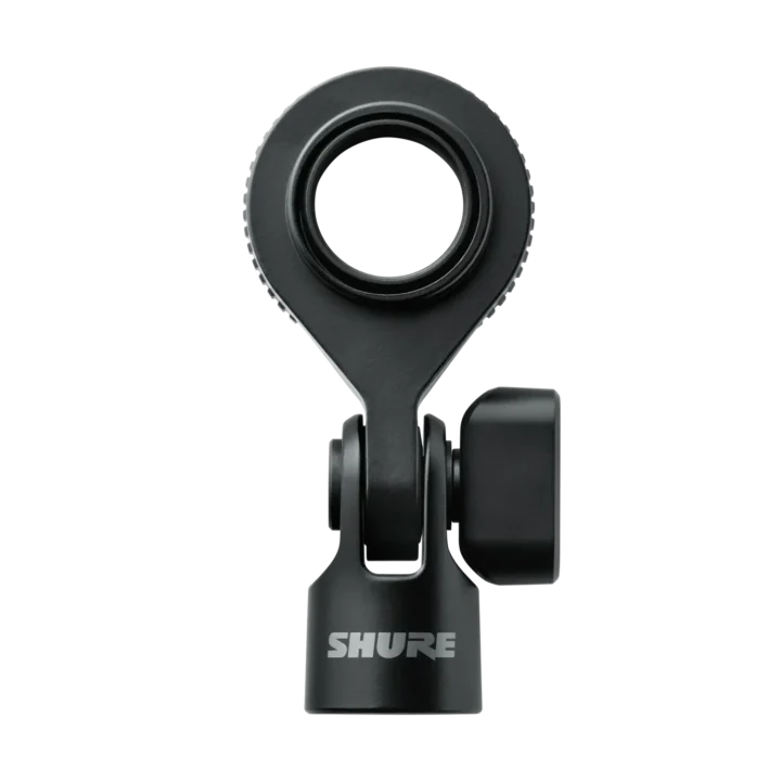 Shure A4M swivel-mount microphone clamp with adjustable grip and rotation mechanism