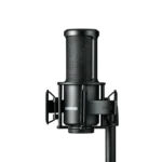 Shure A4SM SM4 shock mount showing elastic suspension and mounting bracket assembly