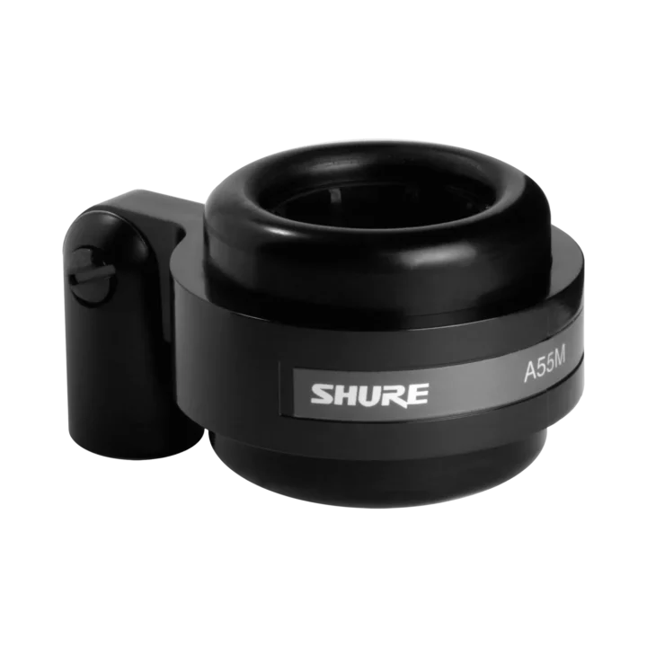 Shure A55M shock mount microphone clip with stand adapter and isolation springs