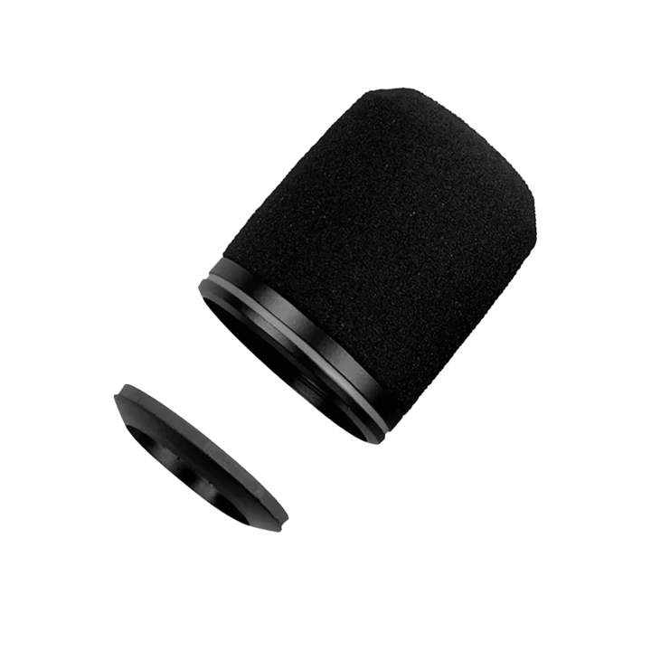 Shure A57AWS locking microphone windscreen with foam covering and secure attachment mechanism