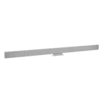 Shure A710-DS aluminum microphone stand adapter showing threaded mounting and grip detail