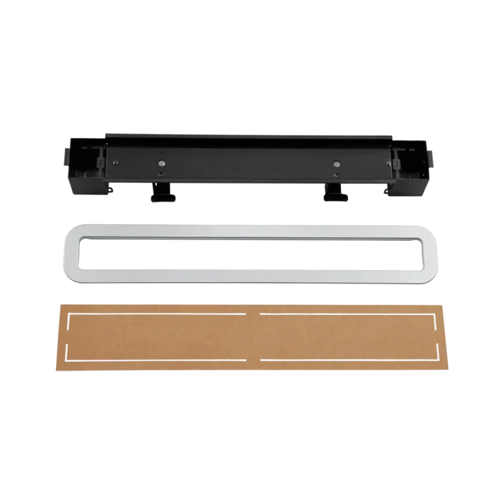 Shure A710-FM two foot flush mount kit for MXA710 microphone array, front view