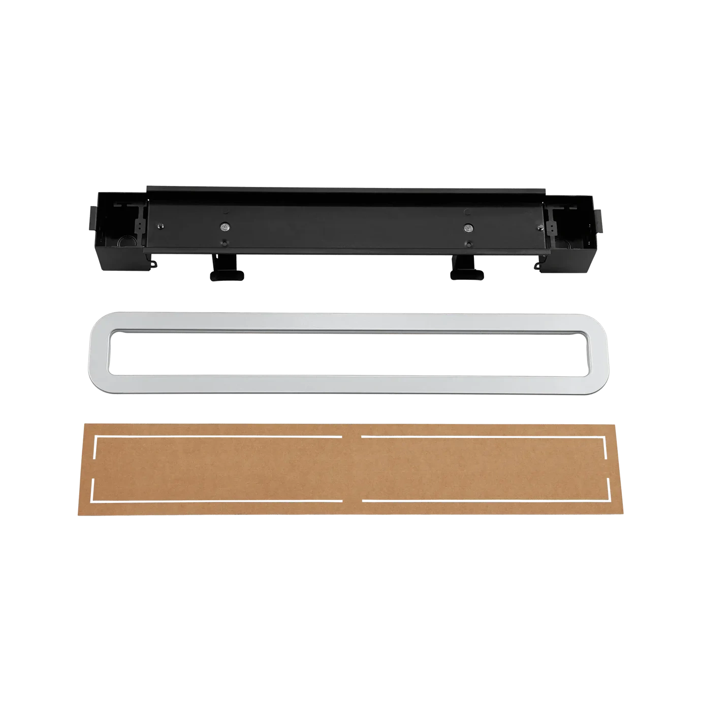 Shure A710-FM Two Foot Flush Mount Kit Shure A710-FM two foot flush mount kit for MXA710 microphone array, front view