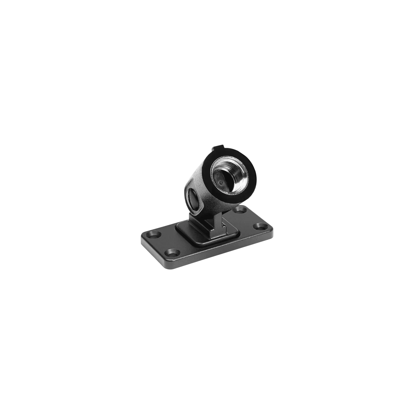 Shure A710-MSA Microphone Stand Adapter Front View Shure A710-MSA microphone stand adapter with threaded mount and cable management features