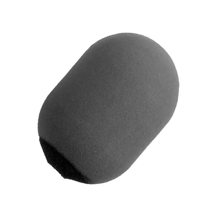 Shure A81WS large foam windscreen for microphones, front view showing dense foam construction