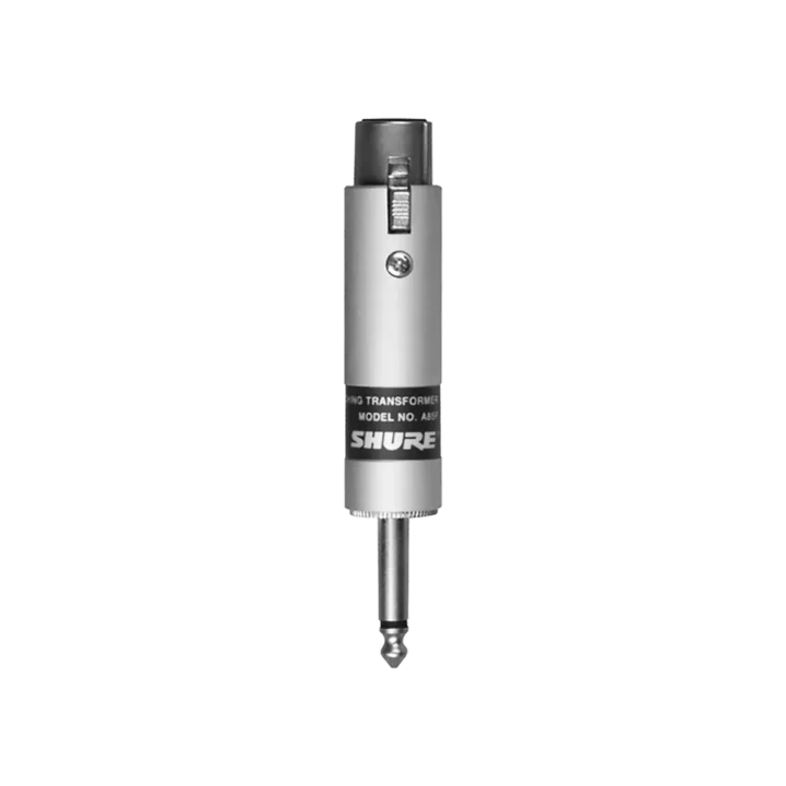 Shure A85F line matching transformer with XLR connectors and impedance adjustment controls