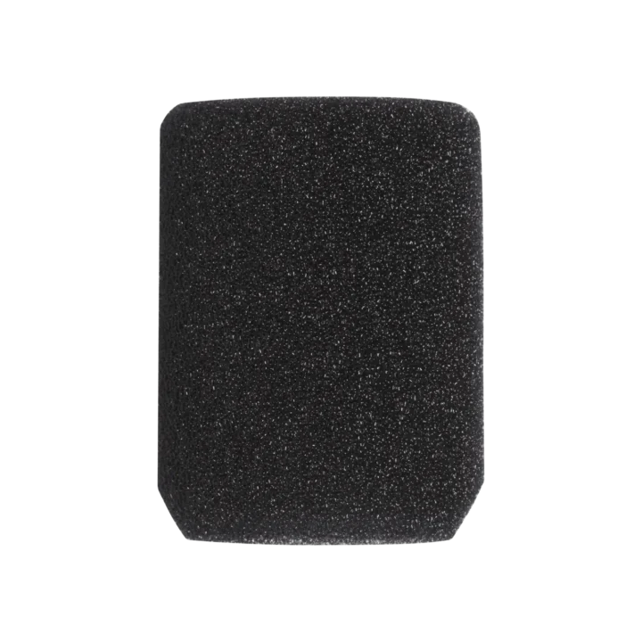 Shure A85WS windscreen foam designed for microphone protection and wind noise reduction
