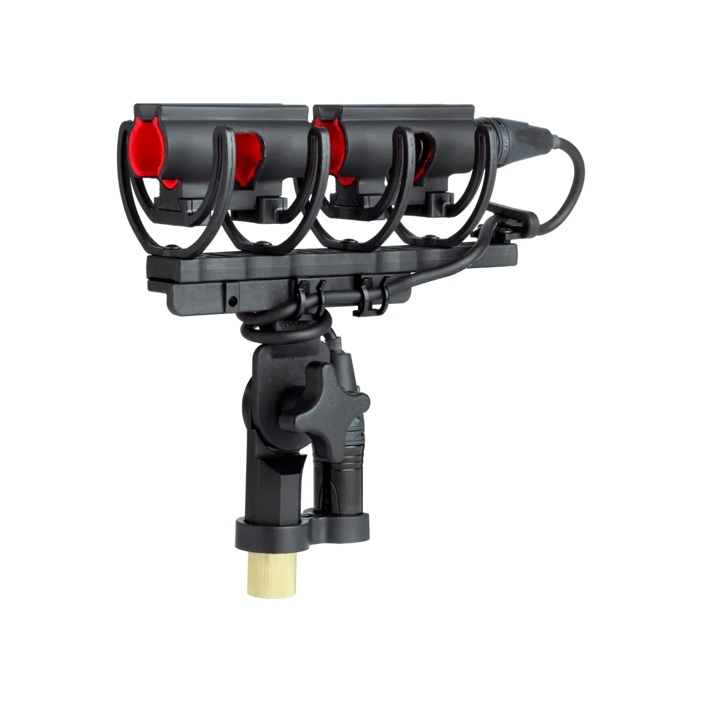 Shure A89LM-BA Double Lyre Boom Mount Adapter Shure A89LM-BA double lyre boom mount adapter with dual microphone clips and adjustable positioning
