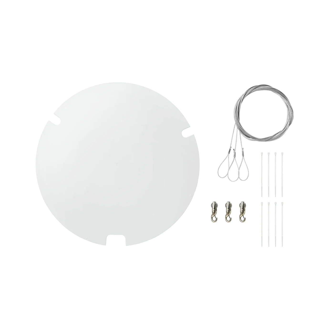 Shure A900-GM Gripple Suspension Mount Kit White Shure A900-GM Gripple suspension mount kit with white cover and mounting hardware