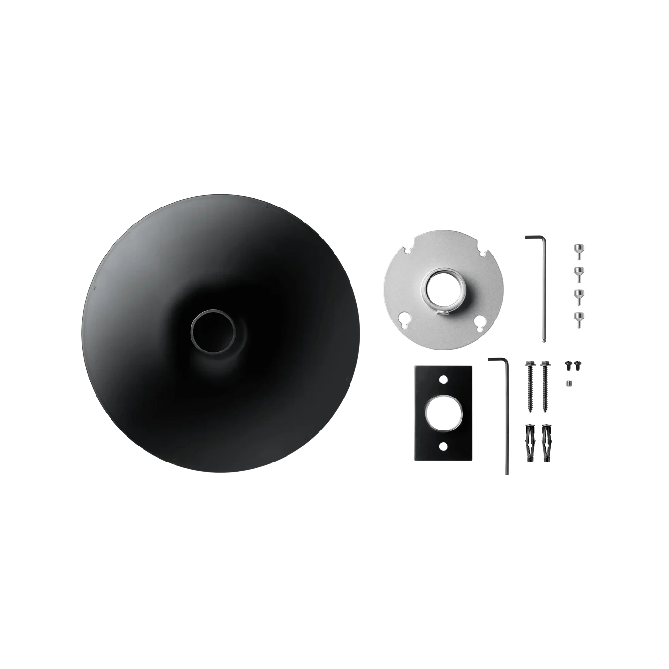 Shure A900-PM Pole Mount Kit Black Shure A900-PM pole mount kit with black cover and mounting hardware