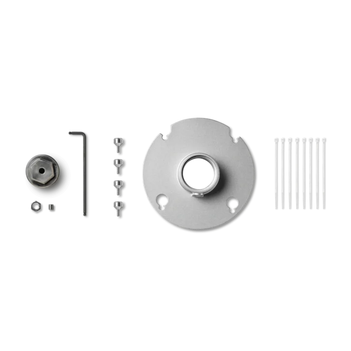 Shure A900-PM pole mount kit with 3/8-inch threaded rod for MXA920 microphones