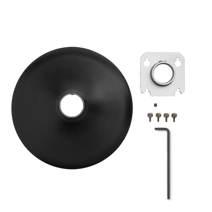 Shure A901-R-PM pole mount kit with black cover for MXA901-R microphone array installation