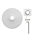 Shure A901-R-PM pole mount kit with white cover for MXA901-R microphone array installation