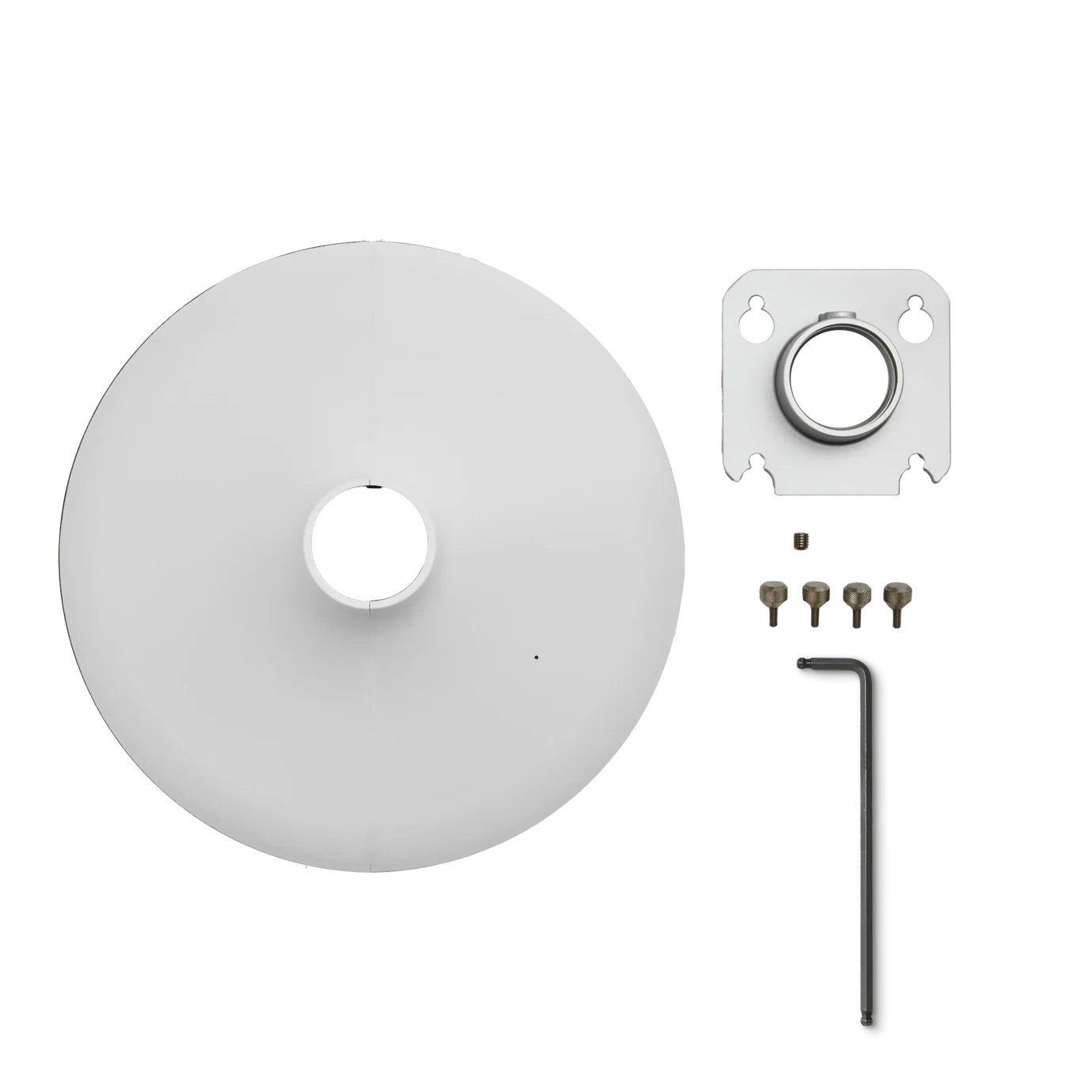 Shure A901-R-PM Pole Mount Kit White Cover Shure A901-R-PM pole mount kit with white cover for MXA901-R microphone array installation