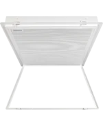 Shure A910-HCM hard ceiling mount bracket shown from side angle with mounting hardware