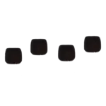 Shure ACVO4WS snap-fit windscreens four pack black foam covers for CVO overhead microphones
