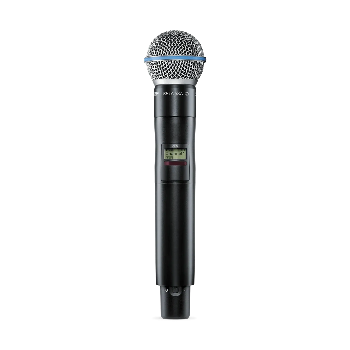 Shure AD2/B58A Wireless Microphone Transmitter G57 Shure AD2/B58A handheld wireless microphone transmitter with G57 frequency band 470-608 MHz