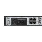 Shure AD4D two-channel digital wireless receiver front panel controls and display detail