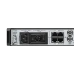 Shure AD4Q four-channel digital wireless receiver showing detailed control panel and display interface