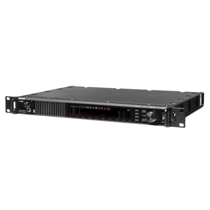 Shure AD600 Axient Digital Spectrum Manager DC powered wireless frequency coordination device front view