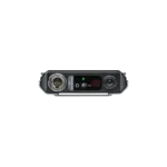 Shure ADX1 bodypack transmitter K54 showing controls and display panel detail