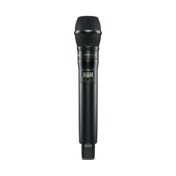 Shure ADX2/K9 handheld wireless microphone transmitter with integrated capsule and controls