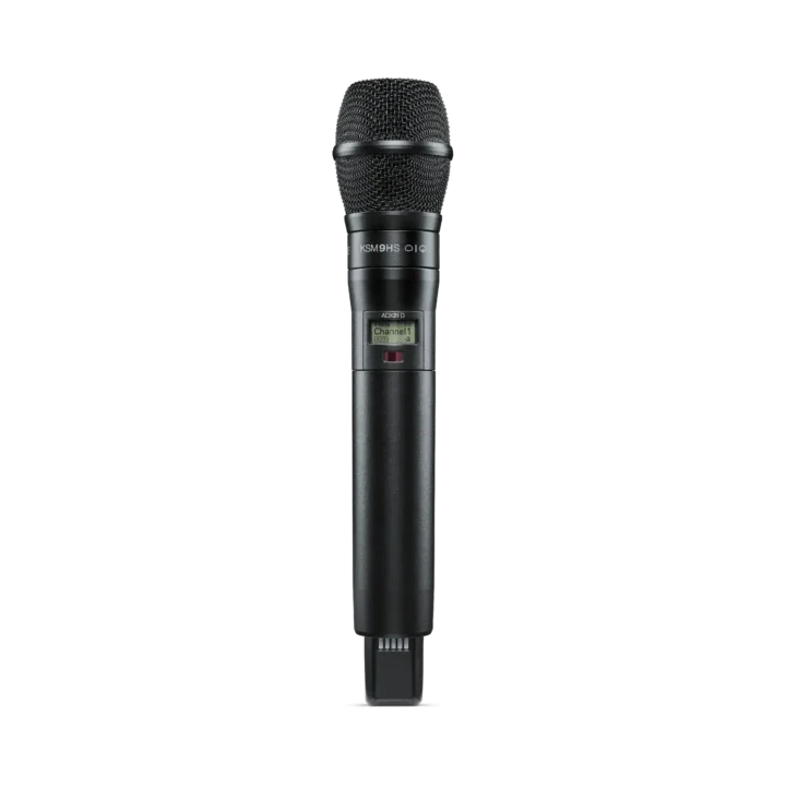 Shure ADX2FD K9HS handheld wireless microphone transmitter with integrated capsule and controls