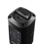 Shure ADX3 Axient Digital plug-on transmitter shown from side profile with ShowLink antenna visible