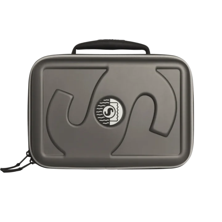 Shure AK42C black zippered carrying case for KSM42 condenser microphone front view
