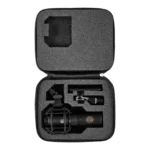 Shure AKSM40/44-CASE premium zippered carrying case showing interior foam compartments and protective padding
