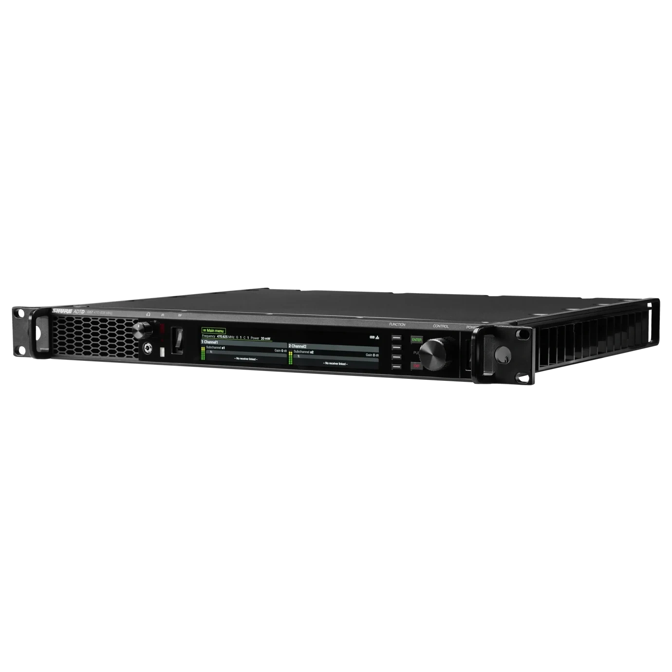 Shure Axient Digital PSM Wireless Dual Transmitter K54 Shure Axient Digital PSM wireless dual transmitter K54 606-663 MHz front view