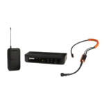 Shure BLX14 SM31 wireless fitness headset system with bodypack transmitter and headset microphone