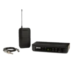 Shure BLX14 wireless microphone system with headset mic and bodypack transmitter for guitarists