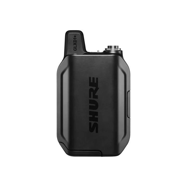 Shure GLXD1+ dual band digital wireless bodypack transmitter with LCD display and control buttons