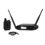 Shure GLXD14+ digital wireless bodypack transmitter with belt clip and antenna