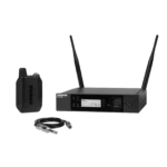 Shure GLXD14R+ digital wireless rack system with dual receiver channels and LCD display