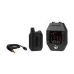 Shure GLXD16+ digital wireless guitar pedal system with receiver and transmitter components